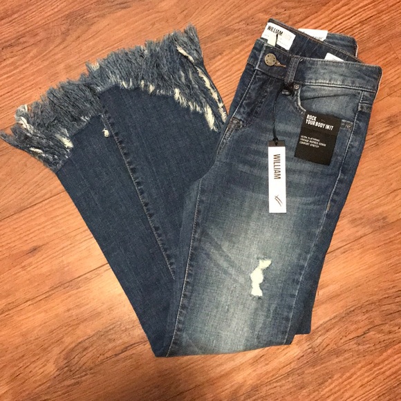 William Rast crop flare jeans - Picture 4 of 12